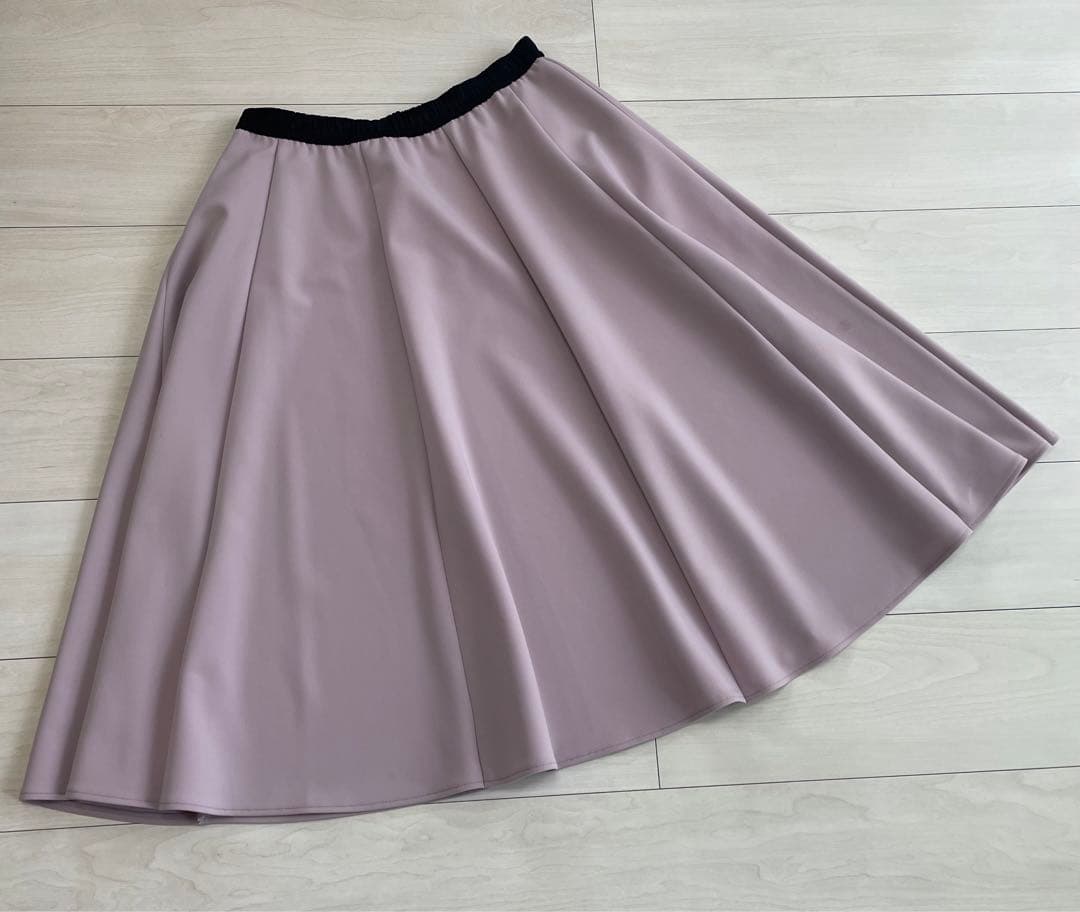 TO BE CHIC 今期もの　マットストレッチダンボールスカート　ピンク44