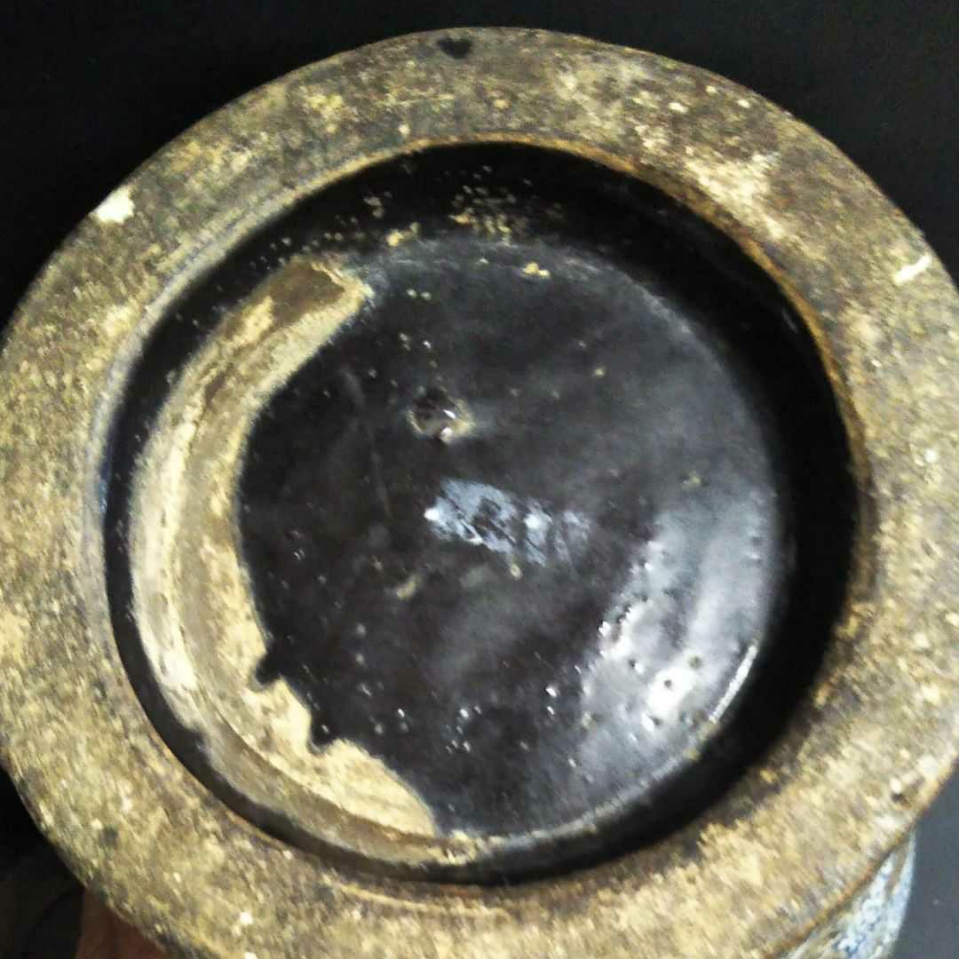 ※中国古美術/磁州窯黒掻落龍紋大梅瓶/北宋代/