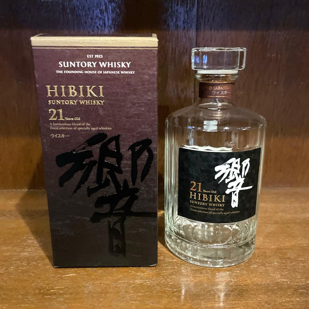 サントリー ウイスキー 響21年 700ml 空瓶箱付き