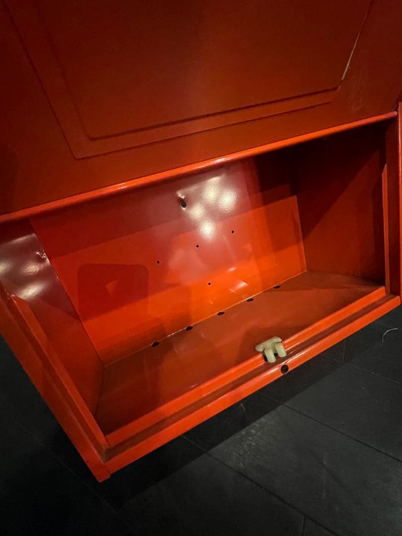 比較的美品 昭和レトロ 郵政省標準規格品 郵便受け 赤ポスト 比較的美