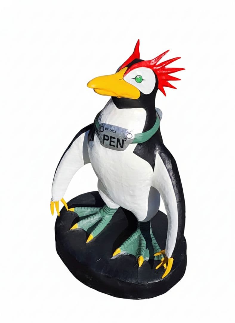 ペンペン 1/1スケール 等身大 ペンペン ペーパーマッシュ エヴァ