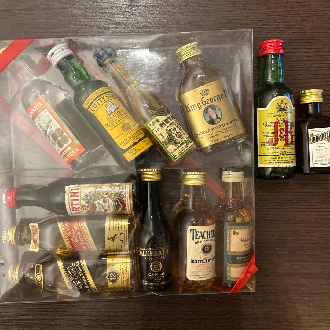 古酒 ウイスキー ブランデー ミニボトル12本 - メルカリ