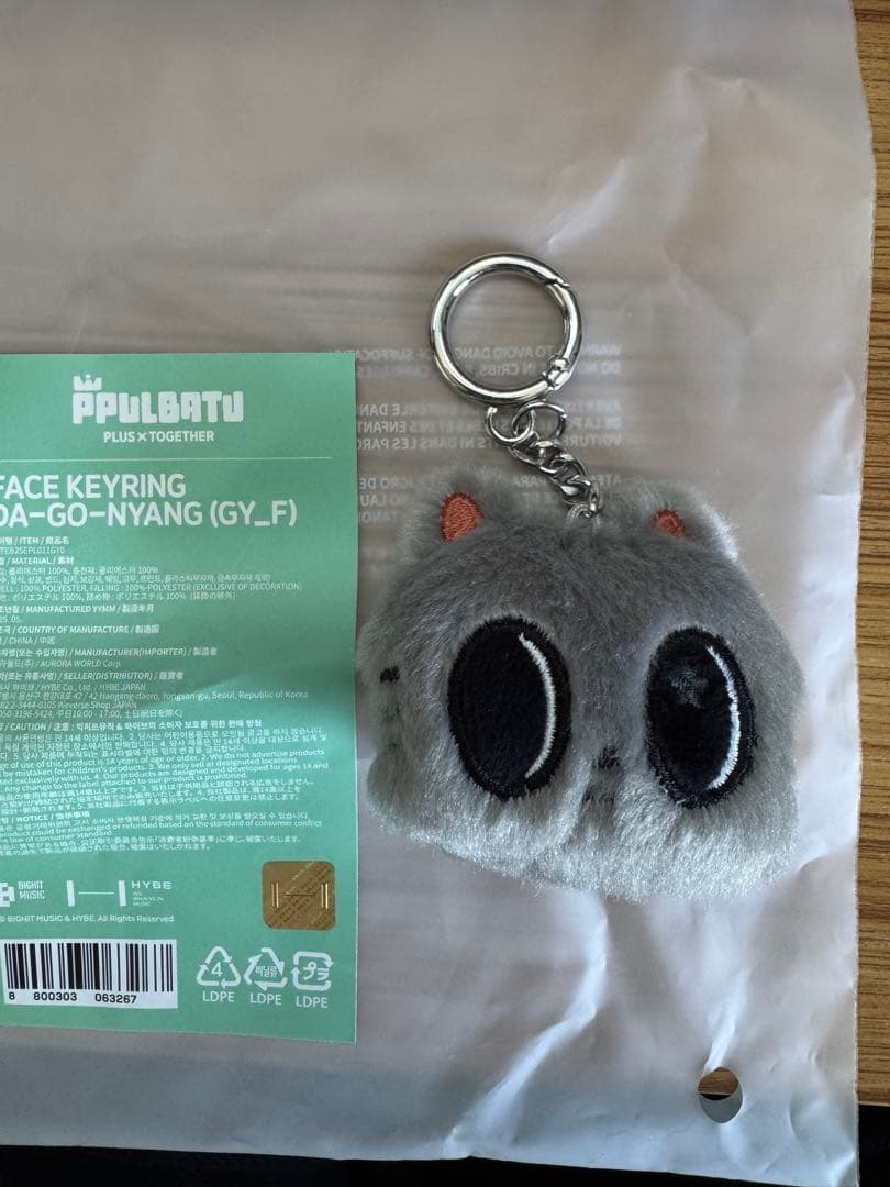 TXT ポップアップ プルバトゥ フェイスキーリング ダゴニャン テヒョン