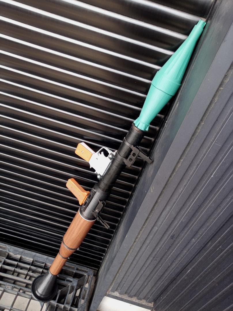 フルスクラッチ RPG-7 ロケットランチャー 3Dプリンター 成形 M