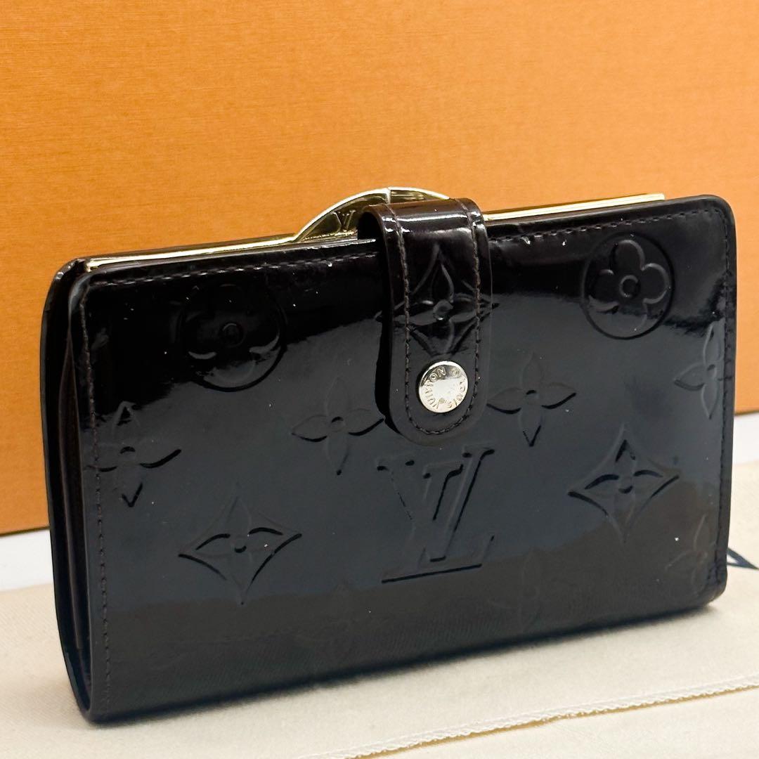 ルイヴィトン ポルトフォイユ ヴィエノワ アマラント 二つ折り 財布