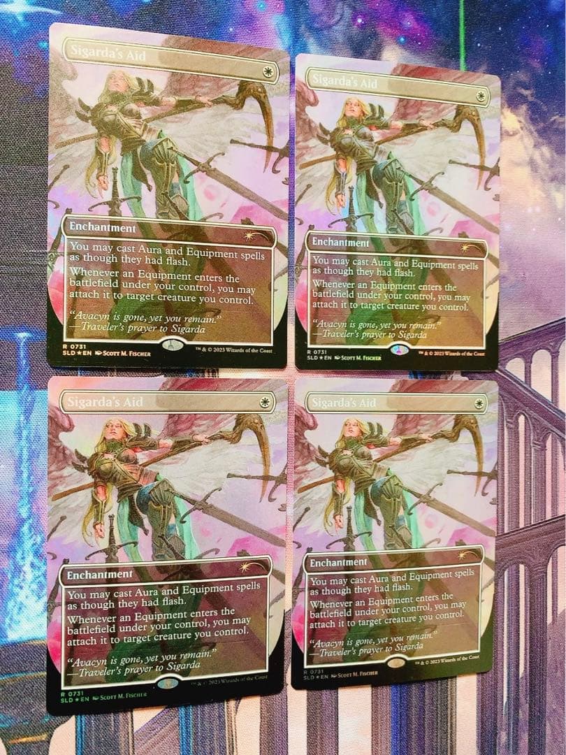 MTG シガルダの助け/Sigarda's Aid SLD foil 4枚セット