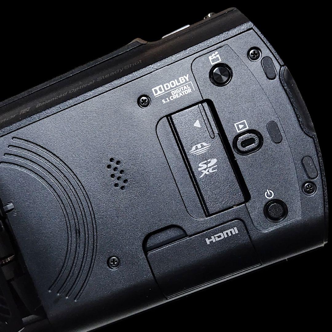 【美品】SONY ソニー 高性能 4Kビデオカメラ FDR-AX45A ブラック