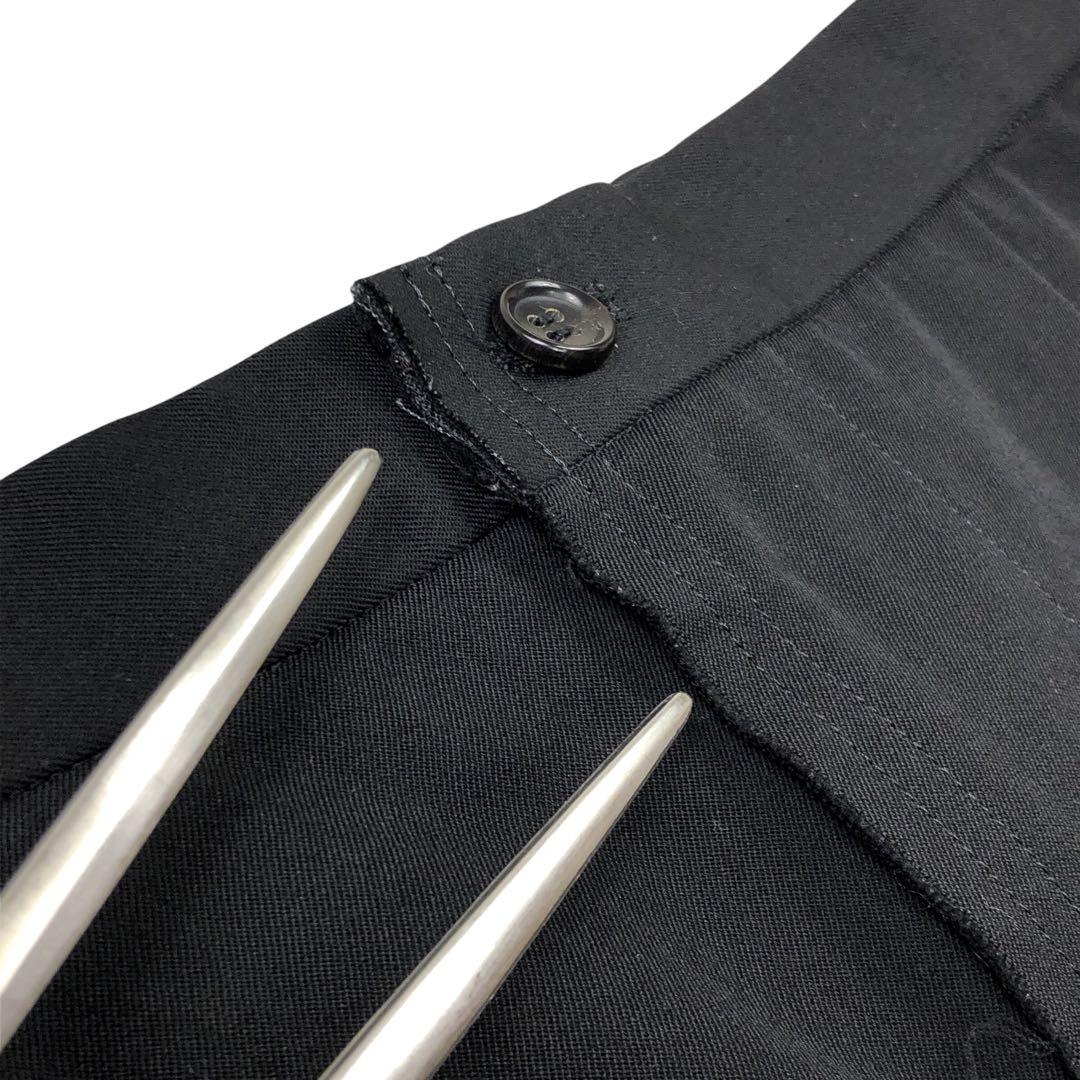 tricot COMME des GARCONS プリーツスカート 膝丈 黒 M