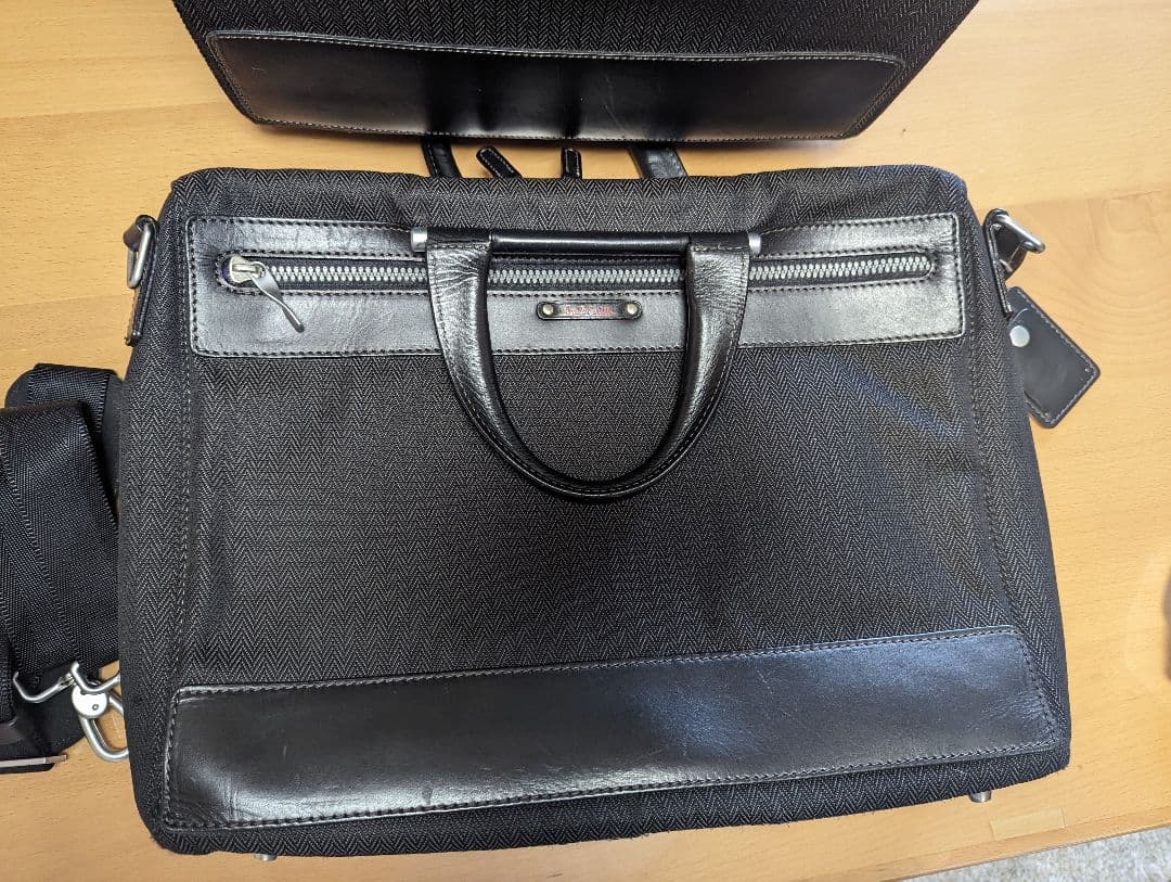 Paul Smith ヘリンボーン キャリーケース ビジネスバック ACE社製