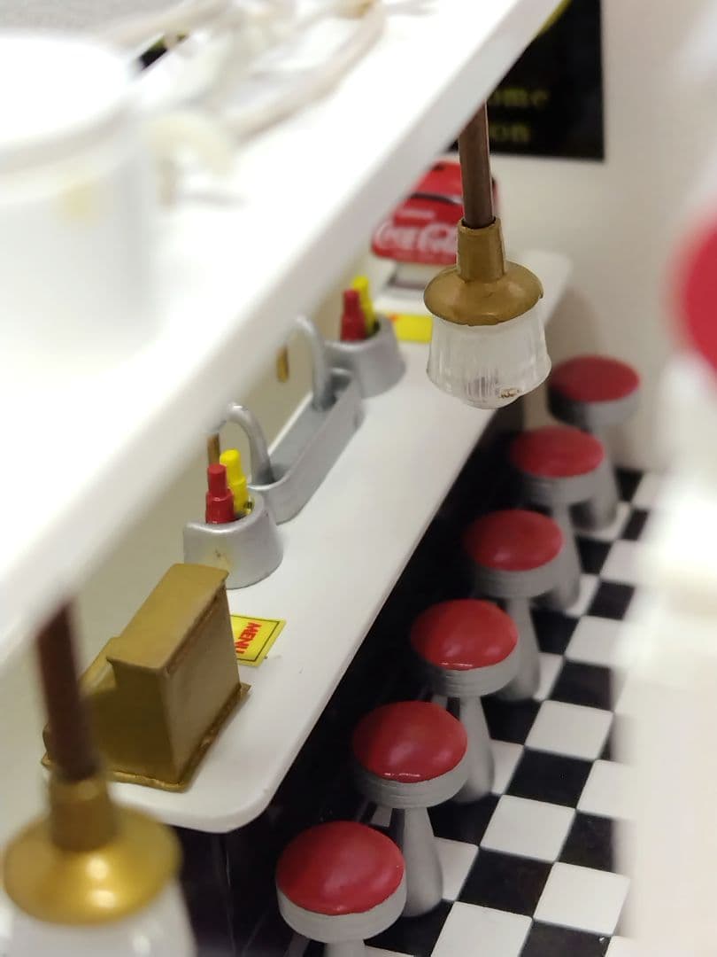 【✿逸品】ダンバリーミント　コカコーラショップ 50‘ダイナー ジオラマ