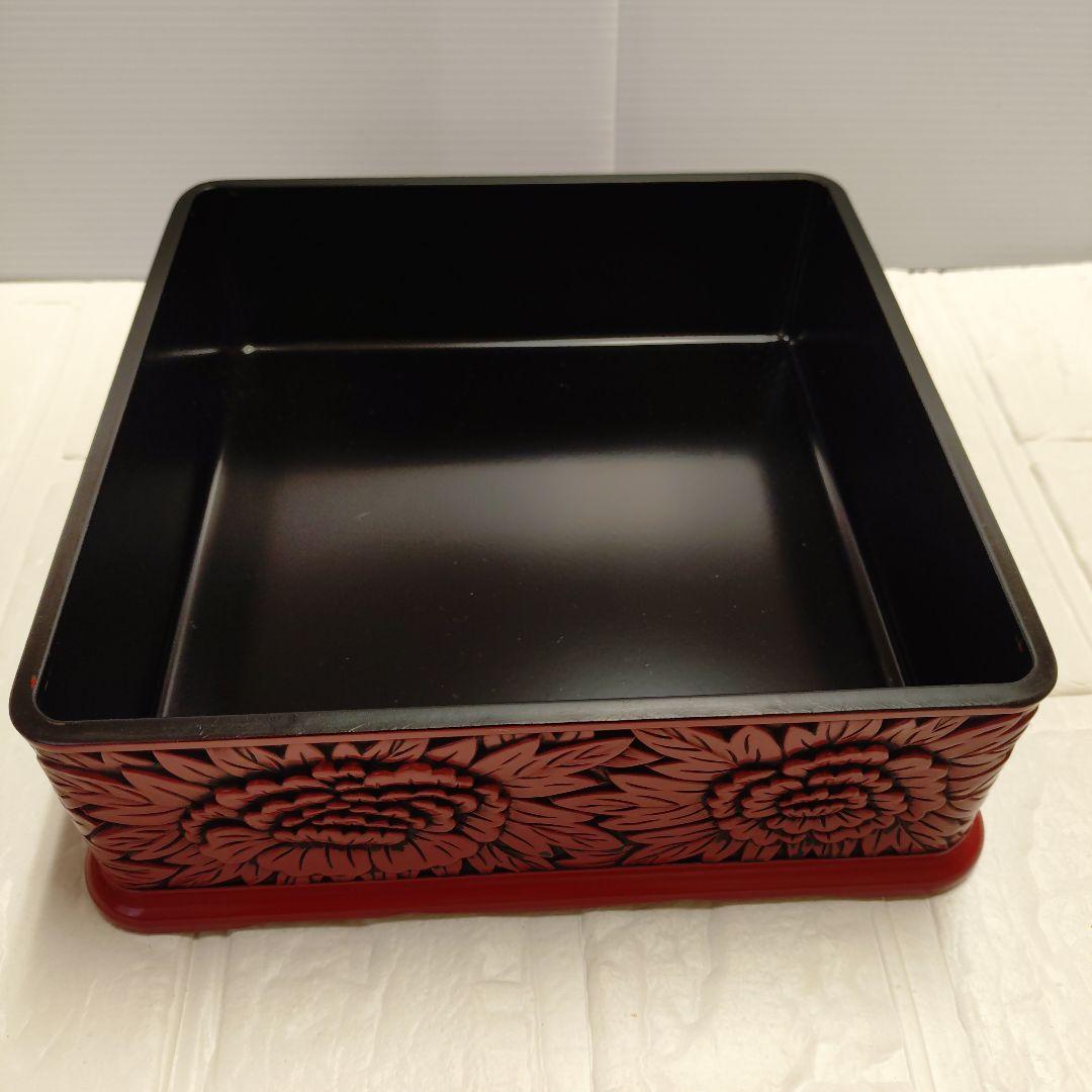 仙台堆朱 花鳥彫 二段重 仙台堆朱 花鳥彫 二段重 2025年最新】Yahoo