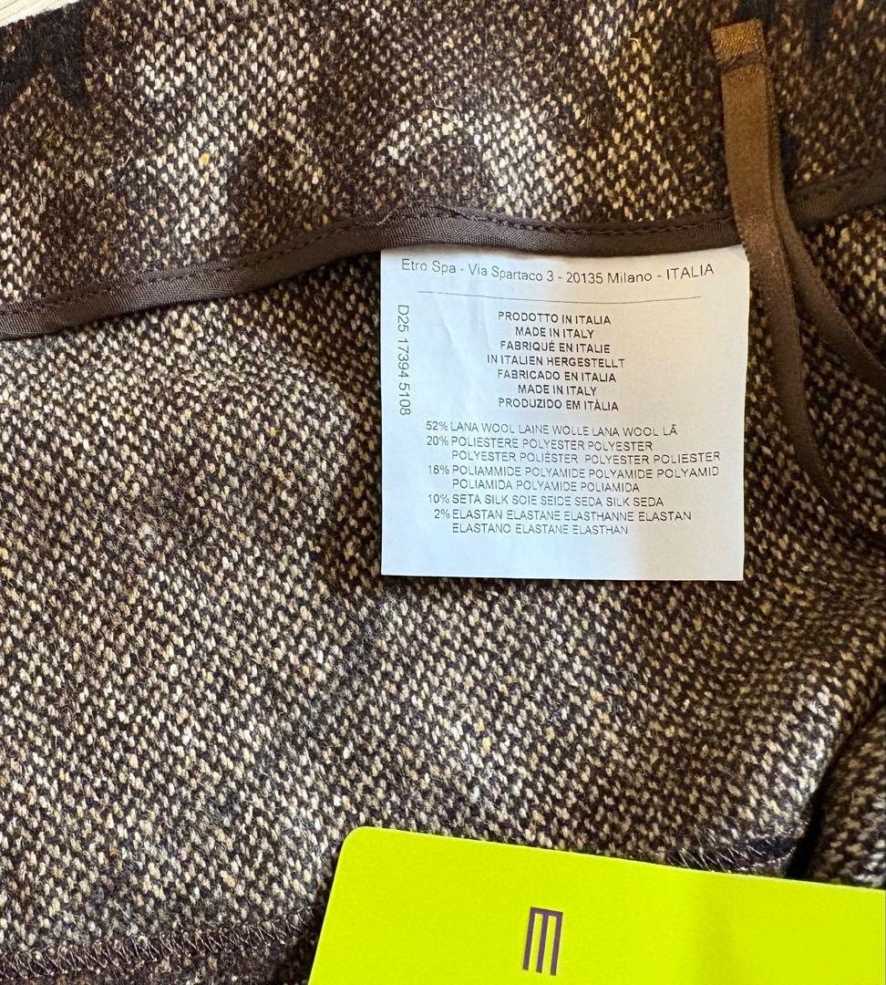 蘭*子様 エトロ ETRO ペイズリー柄 スカート 新品未使用 タグ付イタリア製