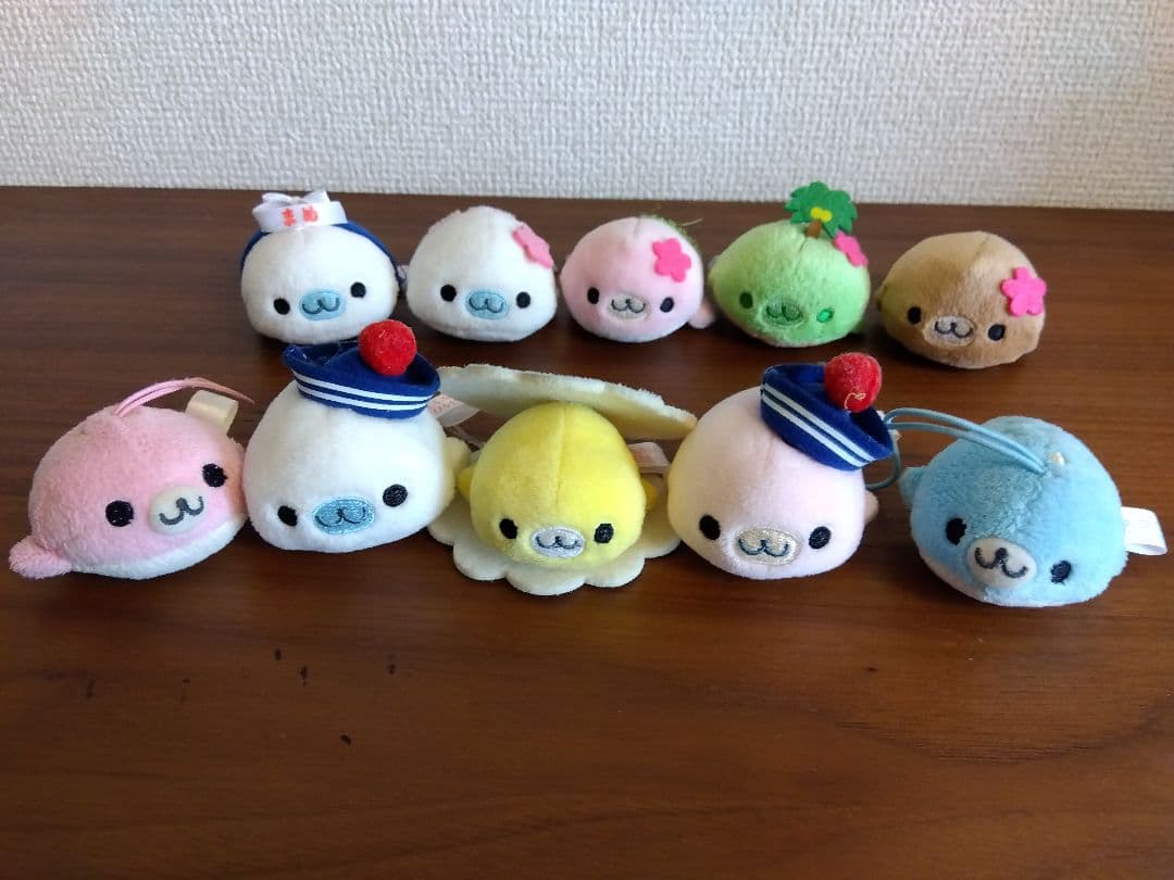 希少 まめゴマ こどもの日ぬいぐるみ タグ付き全4種 当時物 平成レトロ -