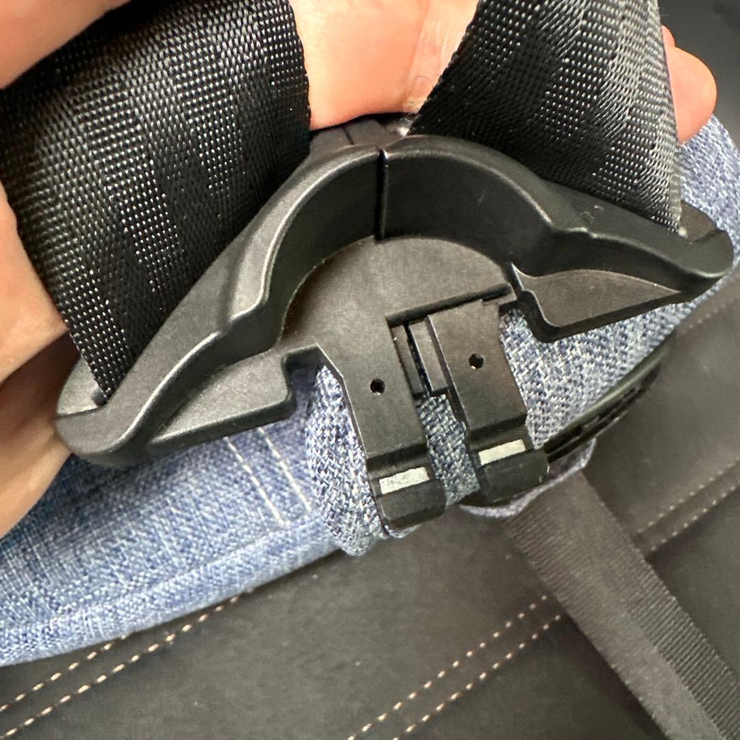 美品】日本育児 トラベルベスト ECプラス デニム チャイルドシート