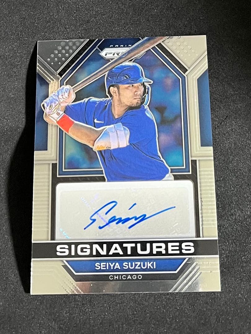 鈴木誠也 2023 panini prizm 直筆サインカード - メルカリ