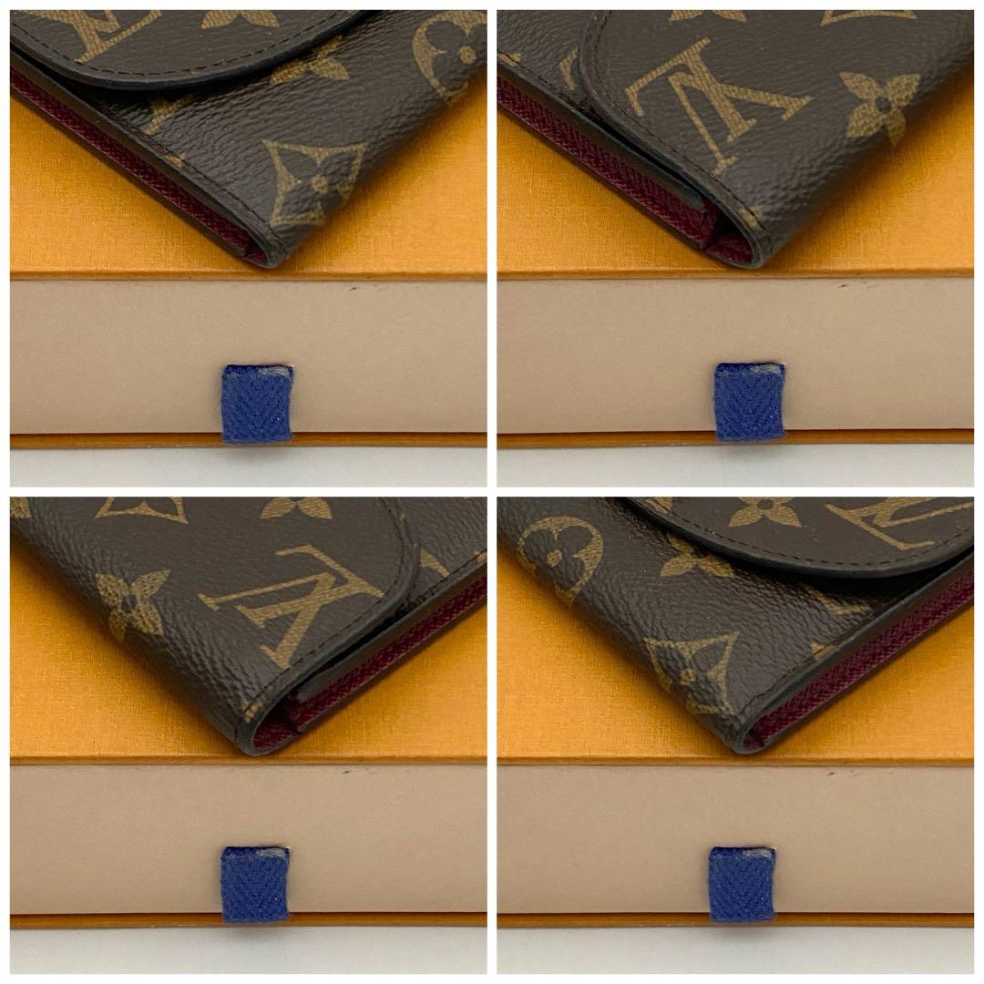 保管品　ルイヴィトン　モノグラム　ロザリ　フューシャ　ミニ財布　ケース