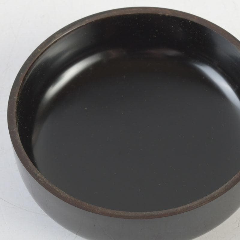 茶道具 北村葵春作 香ノ図蒔絵 中棗 共箱 V 9469