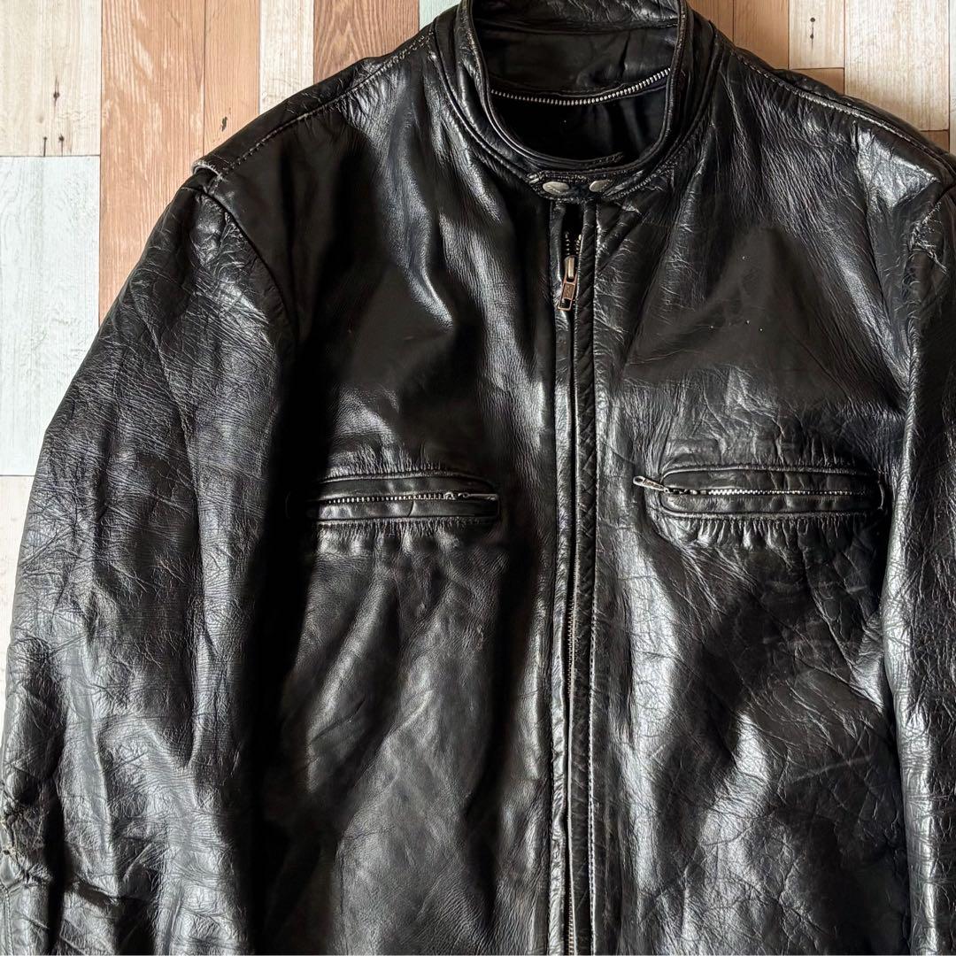 60s ヴィンテージ 希少サイズ Brooks ブルックス シングル ライダース