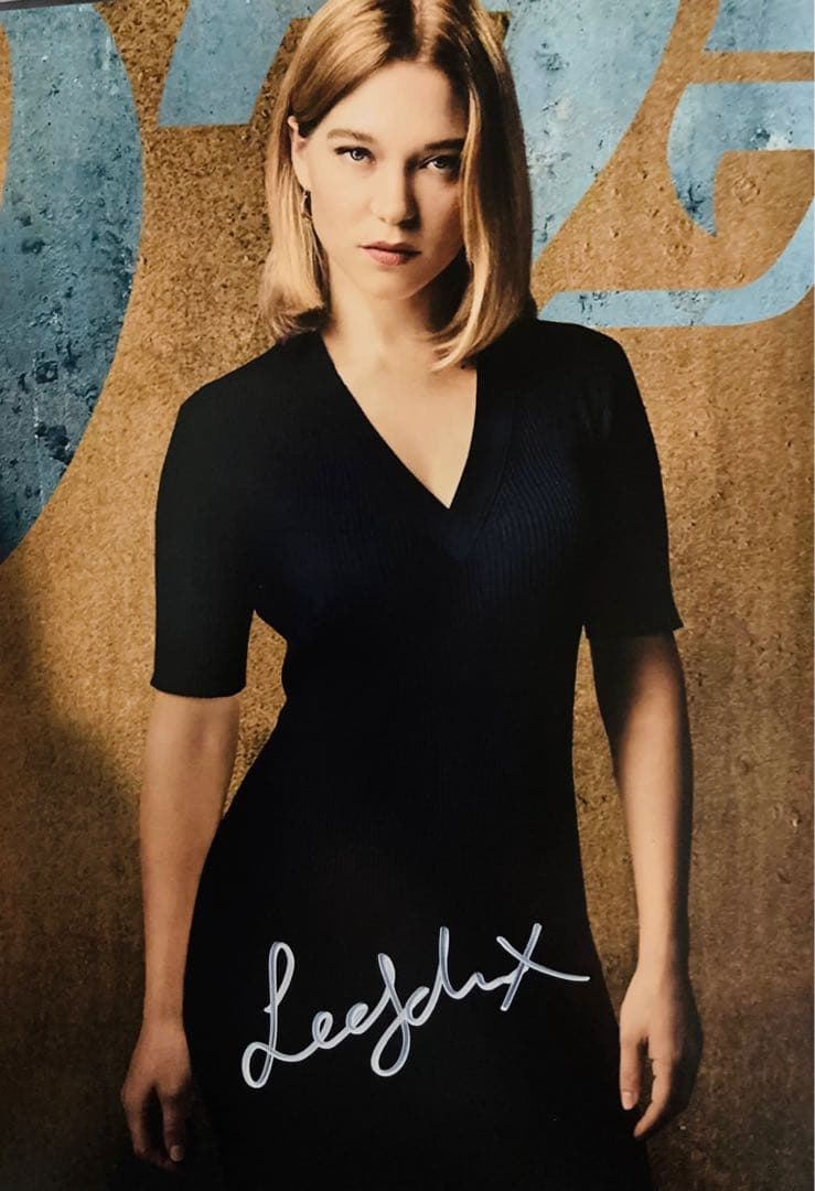 レア・セドゥ 直筆サイン入り写真 保証書 007 スペクター ml2 - メルカリ