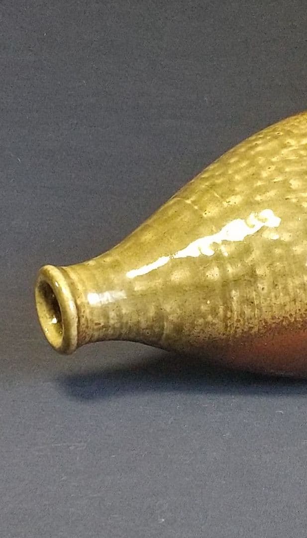 舟徳利花入 (備前)