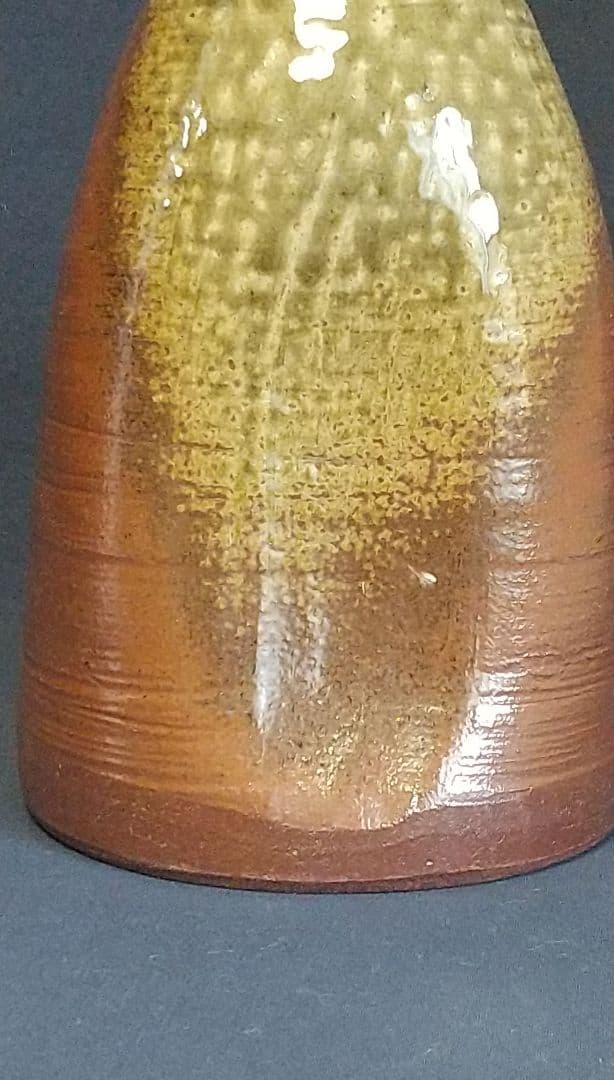 舟徳利花入 (備前)