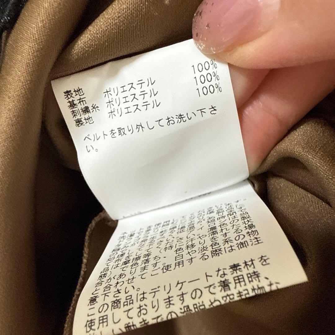 アナイ サイズ38 ホリデーコレクション　ラメチュールスタンド ワンピース