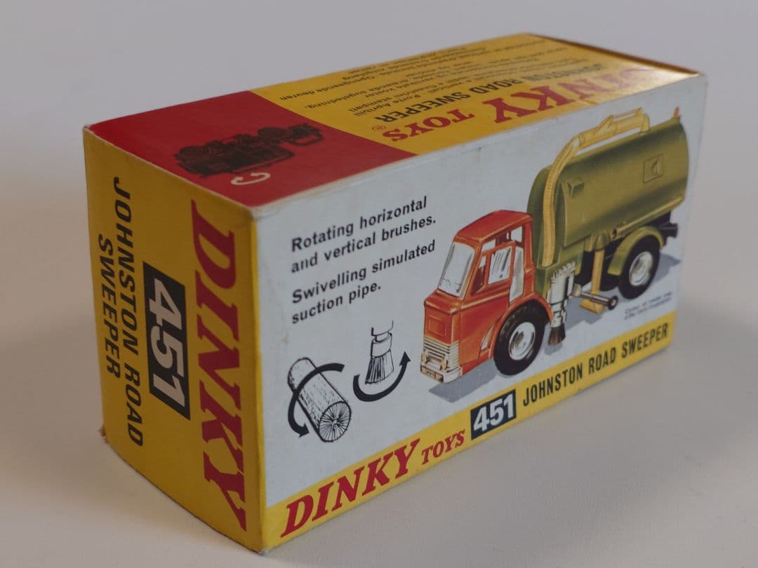 【SALE】DINKY No.451 JOHNSTON ROAD SWEEPER