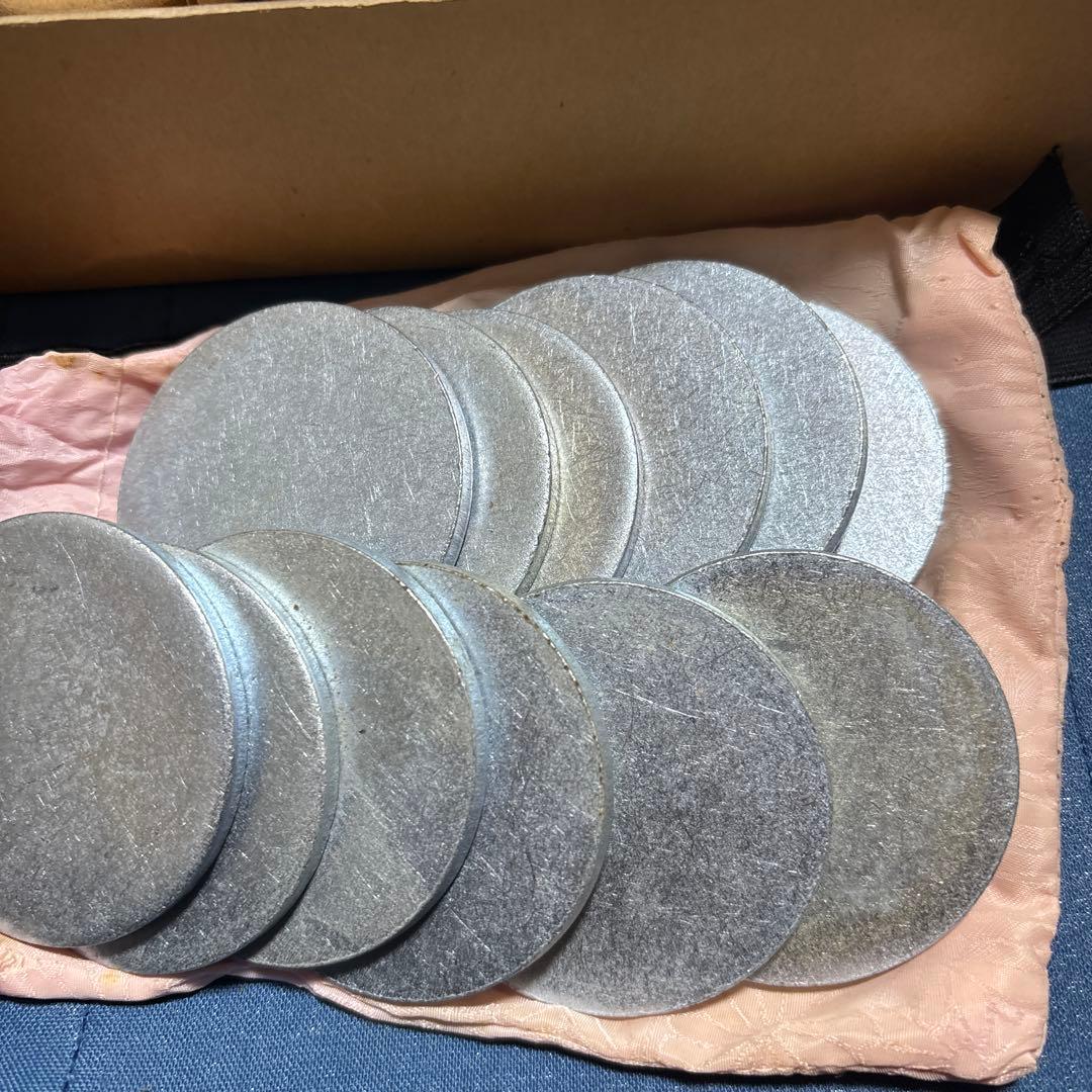 組紐　丸台　長沼静　重り付き（中心重り12個 組玉16個）収納バッグ