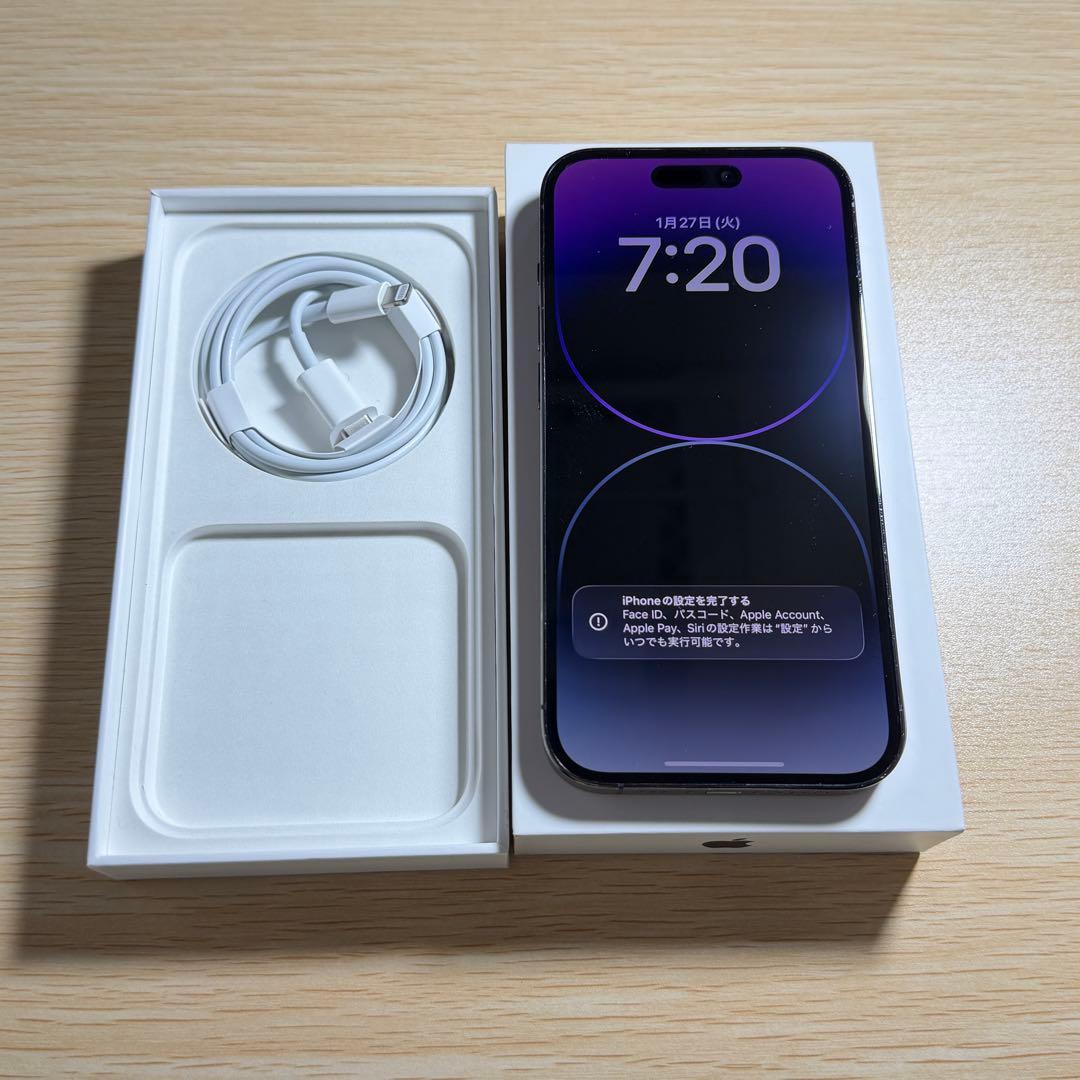 バッテリー100%】iPhone 14 Pro ディープパープル 128GB - メルカリ