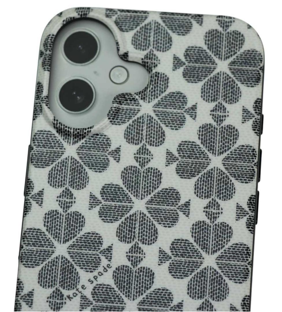 ケイトスペード】スペードフラワー リング付 iPhone16 ケース