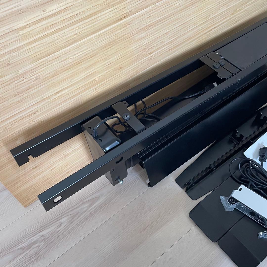 FLEXISPOT スタンディングデスク 電動式昇降デスク EJ2 バンブー天板