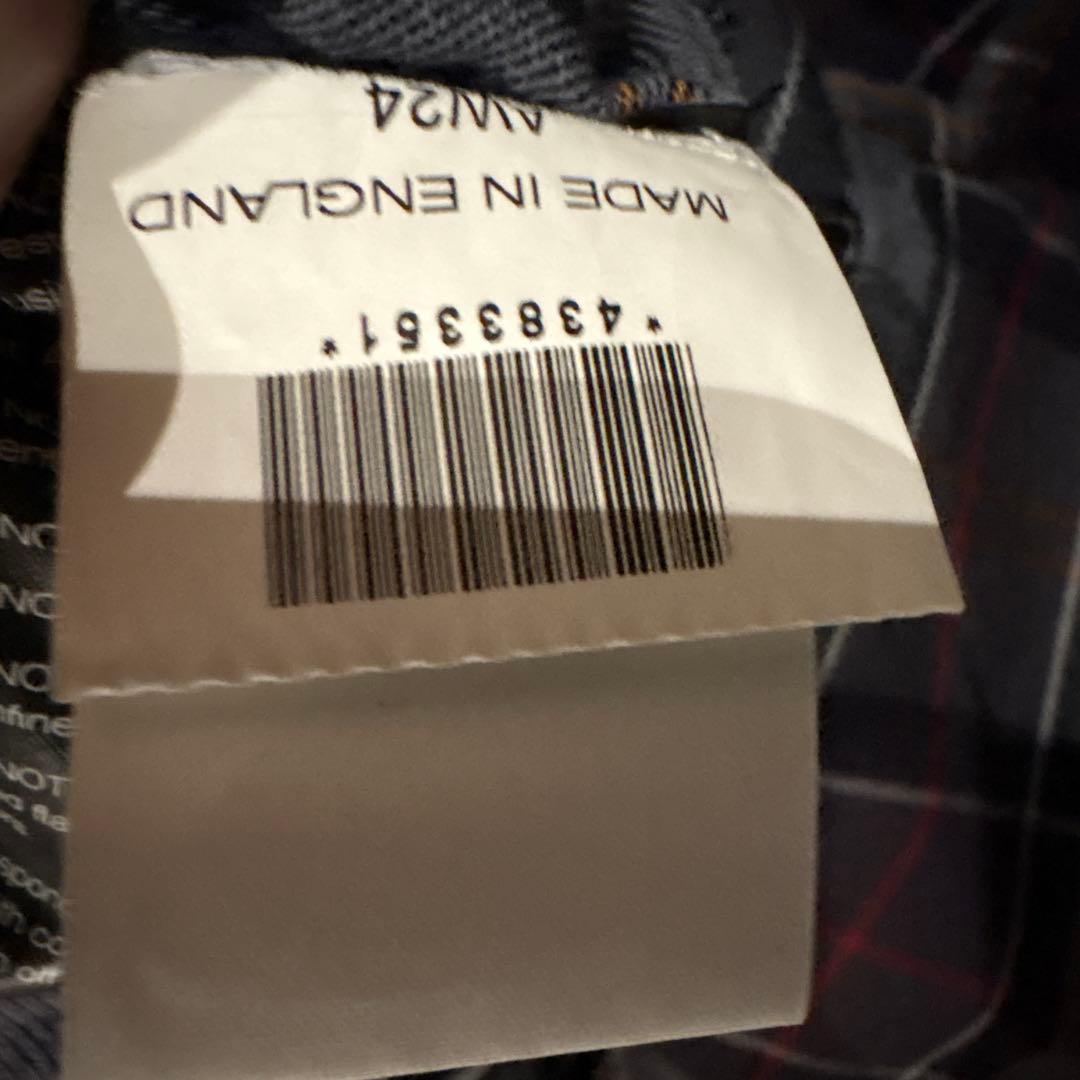 24年製 バブアー ビデイル 38 ブラック オイルドジャケット