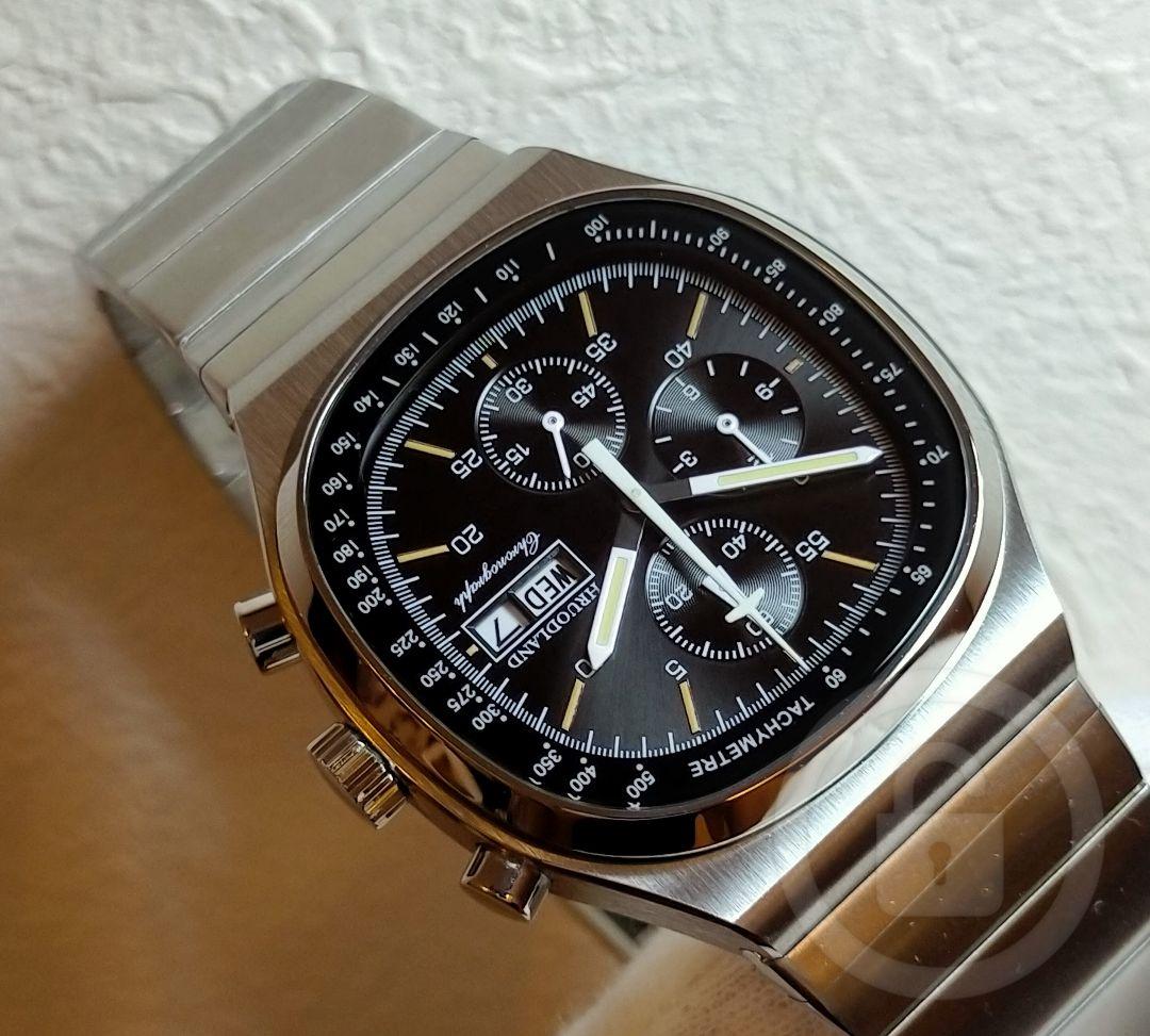 待望のテレビスクリーン型【御代田os00/新品】ムーンウォッチ クロノグラフ①