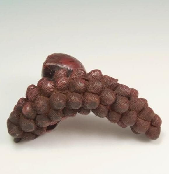 古備前 鳥 鶉 葡萄 松ぼっくり 和風 置物 細工物 骨董品 備前焼｜古備前焼