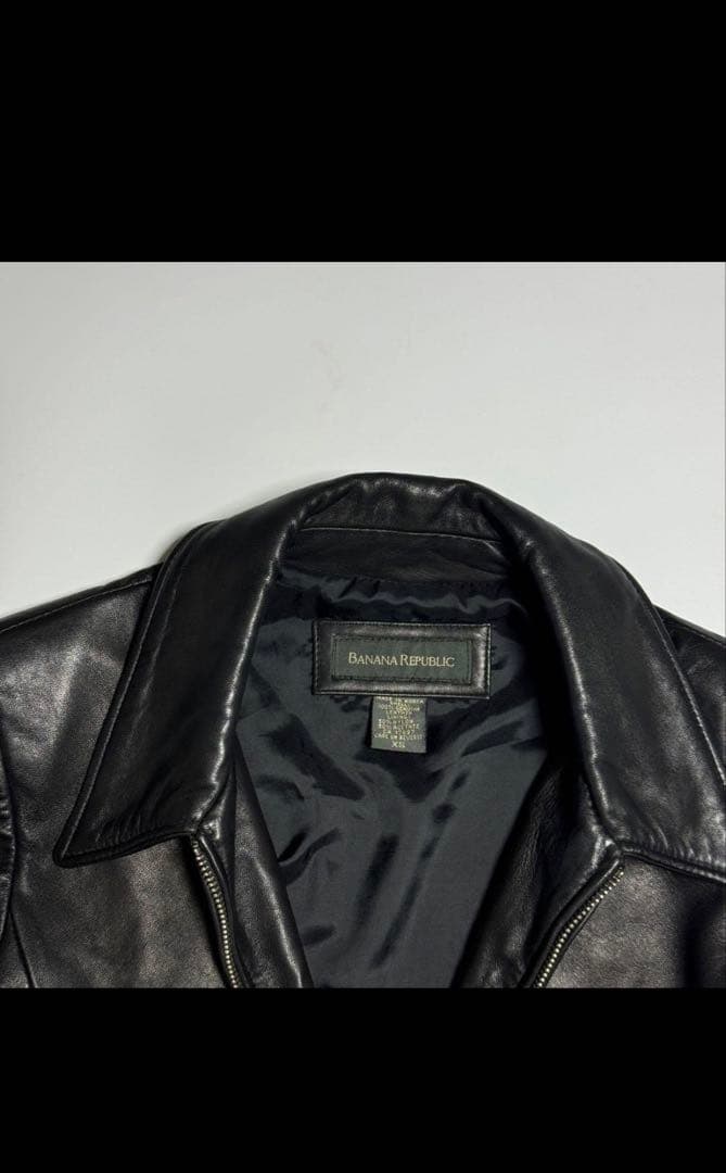 BANANA REPUBLIC 90s 本革 シープ ラム レザー ジ - メルカリ