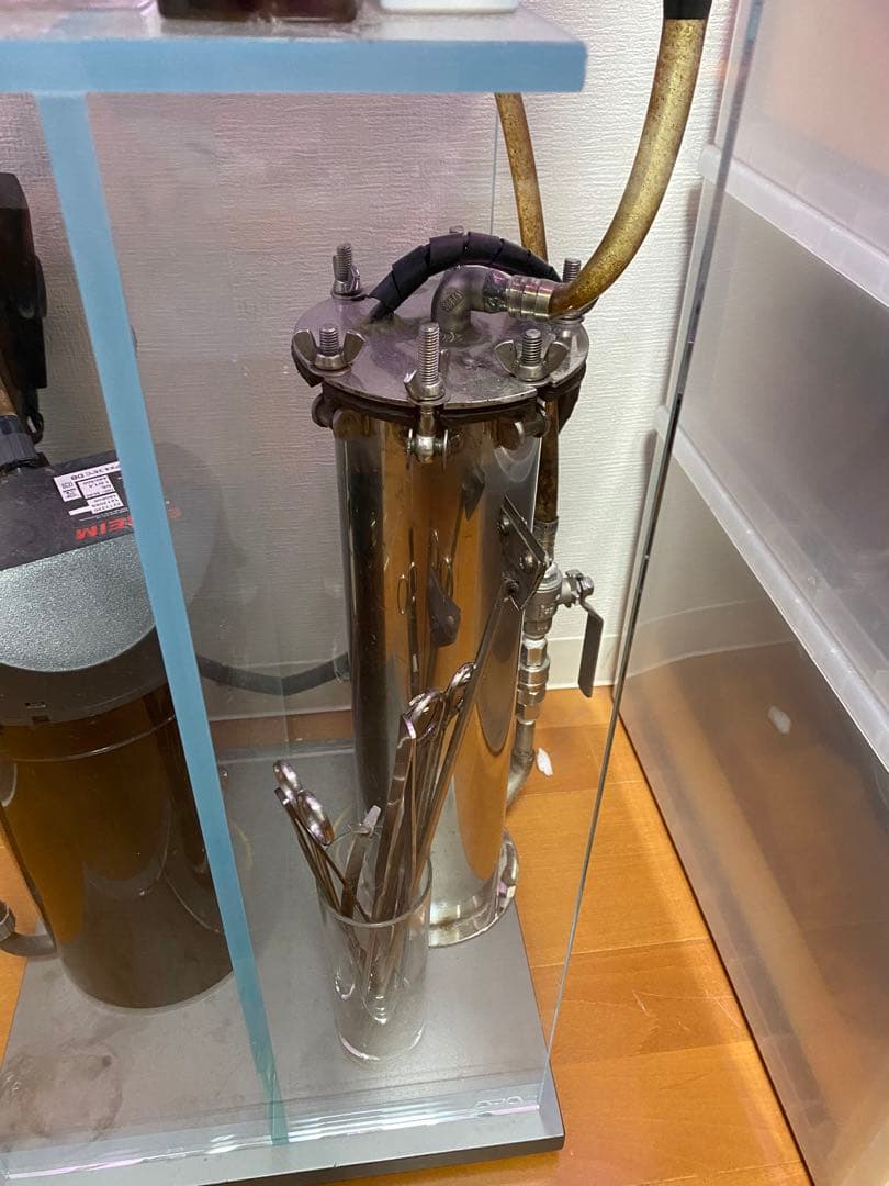 自作水槽用ステンレスインラインヒーター - メルカリ