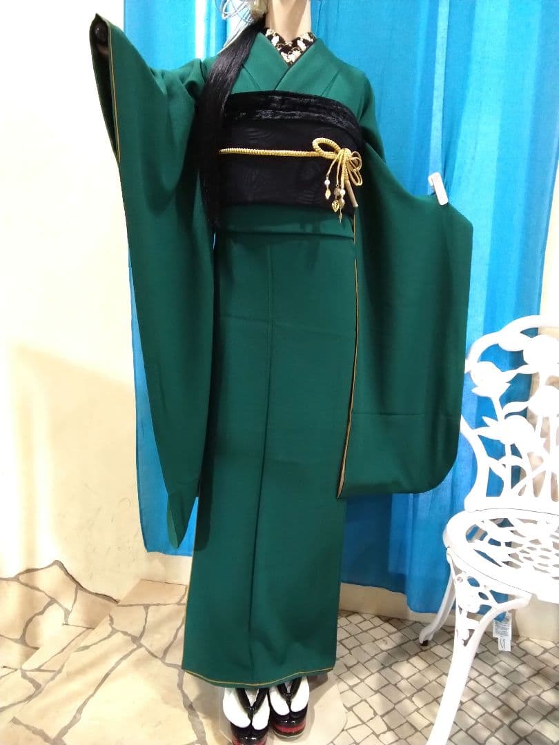 振袖フルセット、正絹やまと誂製、半襟重ね衿、帯揚げ帯締め、袋帯