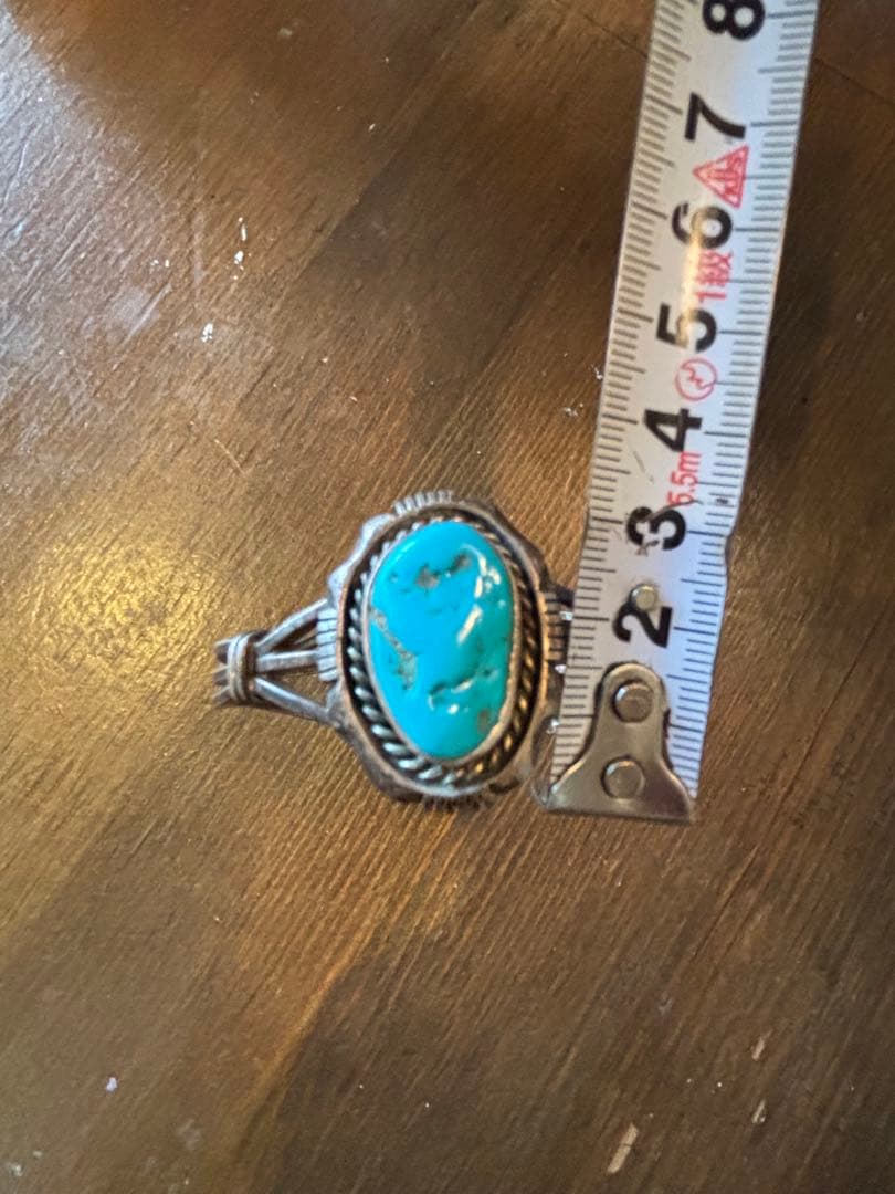 25年前購入 ヴィンテージ ターコイズ バングル Sterling刻印