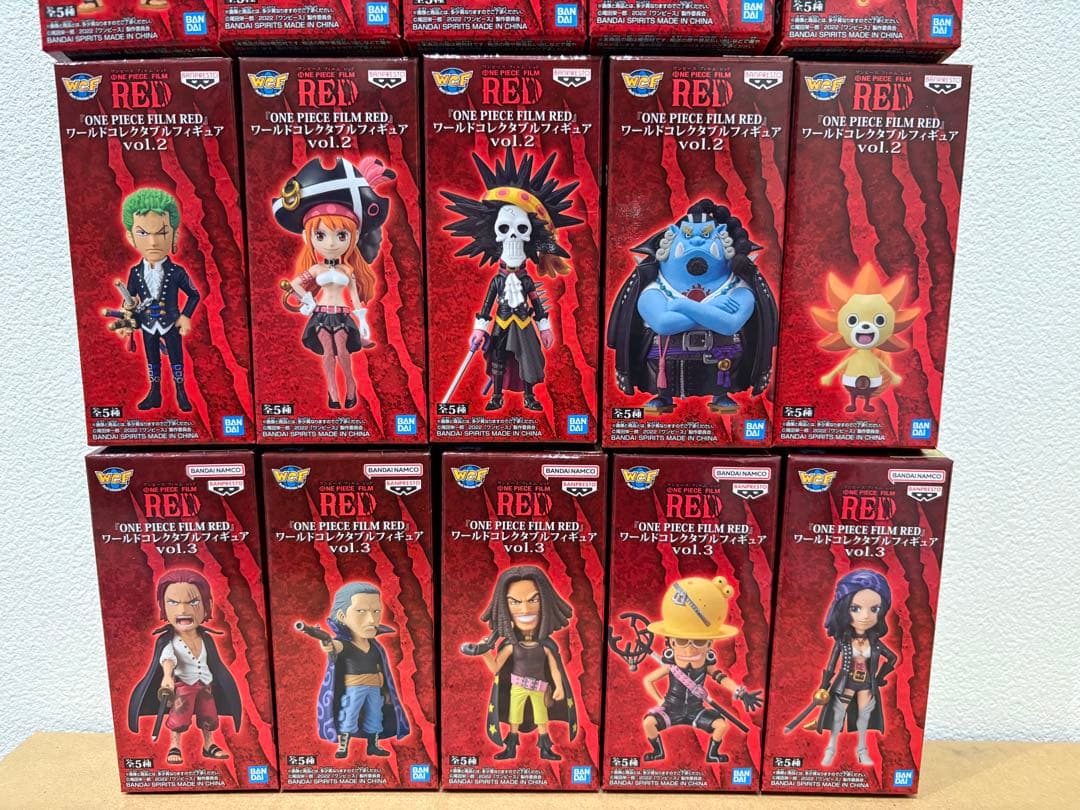 WCF ワンピース　ONEPIECE FILM RED ワーコレ　コンプセット