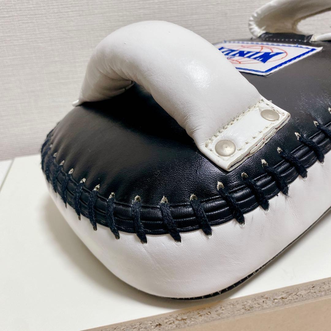 プロ仕様】 WINDY KP-8 キックミット 2個セット 本革製 牛革