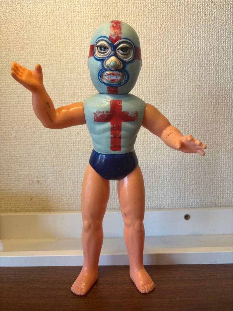 昭和レトロ 中嶋製作所 タイガーマスク ソフビ ゴルゴタクロス デビル