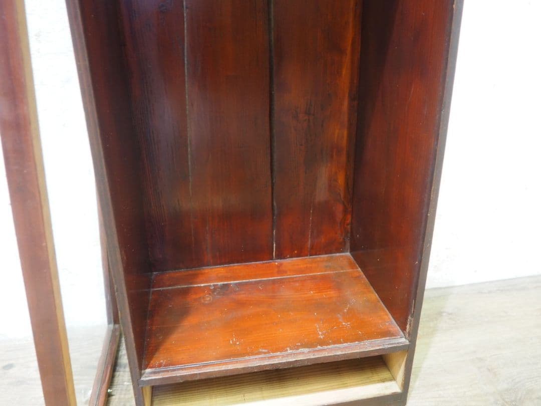 1148 ケンドン式 ガラスケース 飾り棚 ショーケース レトロ アンティーク