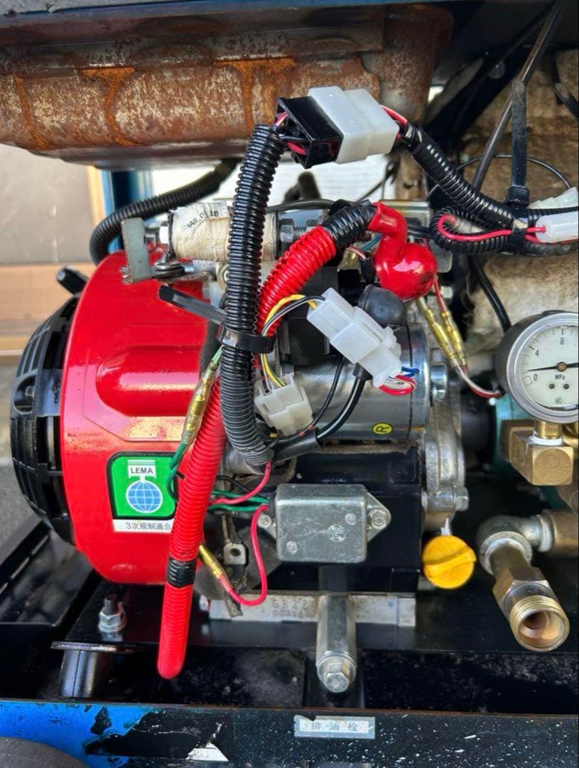 VIP5ツルミHPJ-5ESM高圧洗浄機防音ガン・高圧ホース・給排水ホース