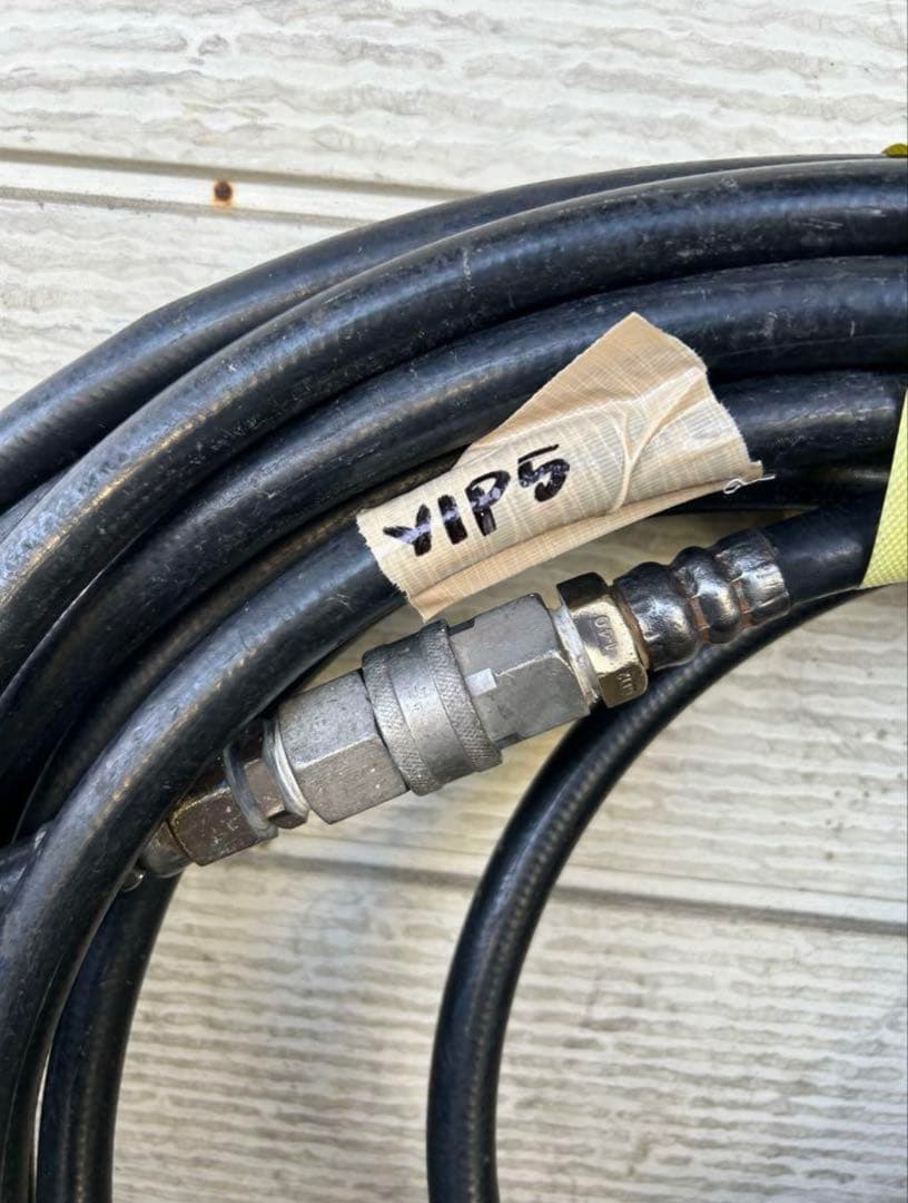 VIP5ツルミHPJ-5ESM高圧洗浄機防音ガン・高圧ホース・給排水ホース