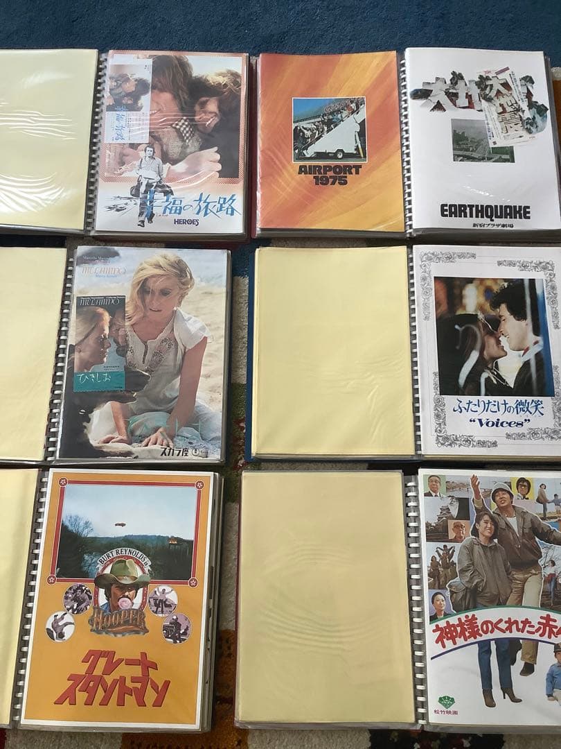 映画パンフレット(215冊) 昭和レトロ　チケット付きのも多数あり　アルバム付き