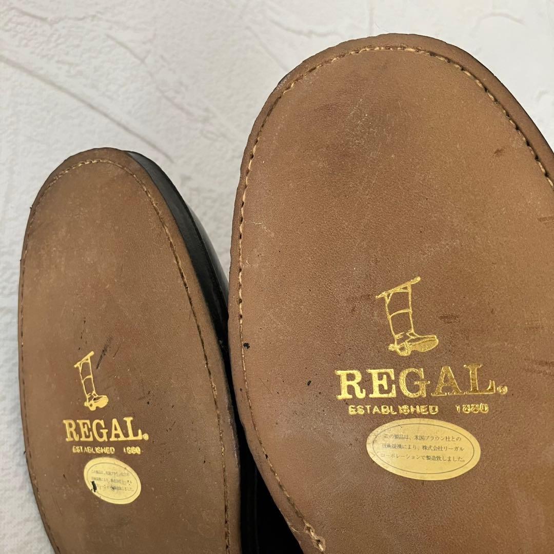 【新品未使用】リーガル シングルモンクストラップ ビジネス シューズ 25cm