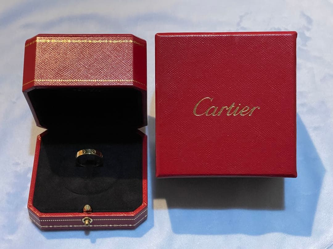 カルティエ　ミニラブリング　イエローゴールド 美品#48号 一週間限定値下げ