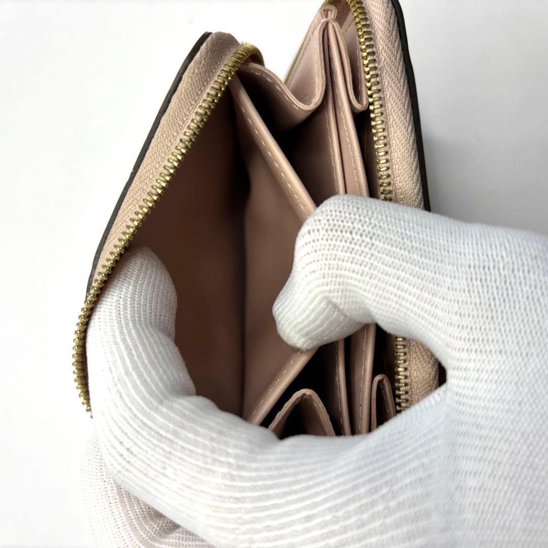 正規品 ルイヴィトン パース ヴェルニ エナメル モノグラム ベージュ