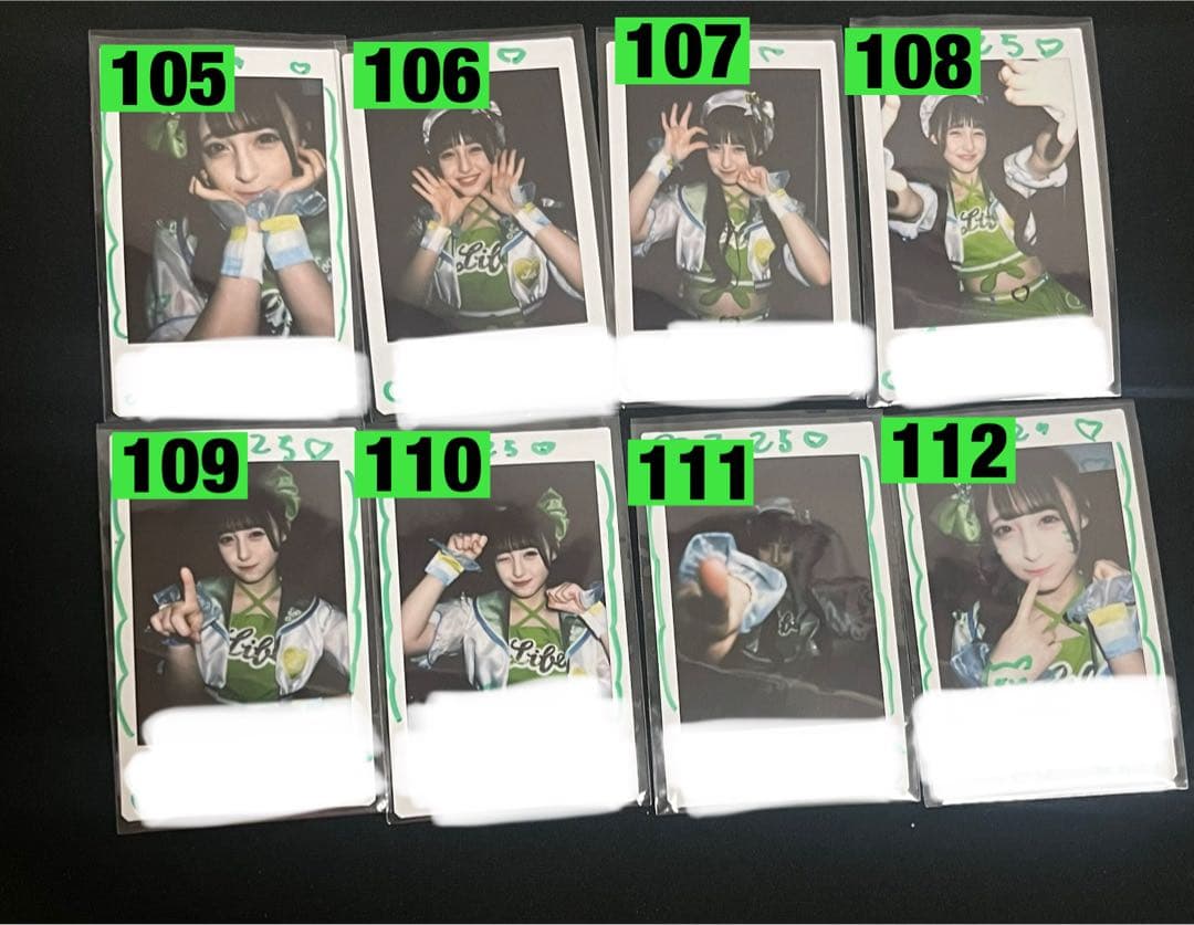 iLiFE 若葉のあ サインあり コメありチェキ まとめ売り - メルカリ