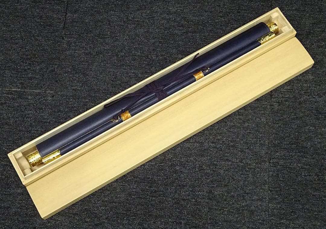 掛軸『西国三十三ヶ所観音霊場御朱印 織物画』絹本 無地箱 掛け軸 g09298